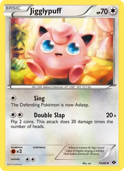 Jigglypuff — Next Destinies #78, 2012. Illustrated by sui.