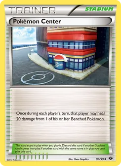 Pokémon Center — Next Destinies #90, 2012. Illustrated by 5ban Graphics.