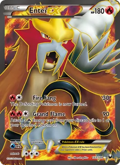 Entei-EX — Dark Explorers #103, 2012. Illustrated by 5ban Graphics.