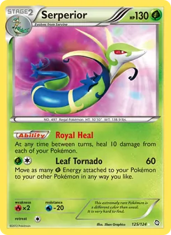 Serperior — Dragons Exalted #125, 2012. Illustrated by 5ban Graphics.