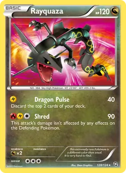 Rayquaza — Dragons Exalted #128, 2012. Illustrated by 5ban Graphics.