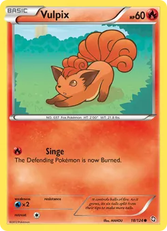 Vulpix — Dragons Exalted #18, 2012. Illustrated by MAHOU.