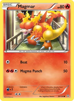 Magmar — Dragons Exalted #20, 2012. Illustrated by Kagemaru Himeno.
