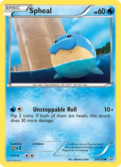 Spheal — Dragons Exalted #29, 2012. Illustrated by Mitsuhiro Arita.
