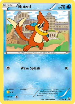 Buizel — Dragons Exalted #32, 2012. Illustrated by Kyoko Umemoto.
