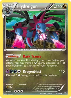 Hydreigon — Dragons Exalted #97, 2012. Illustrated by 5ban Graphics.
