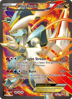 White Kyurem-EX — Boundaries Crossed #146, 2012. Illustrated by 5ban Graphics.