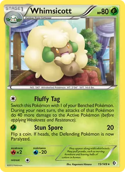 Whimsicott — Boundaries Crossed #15, 2012. Illustrated by Kagemaru Himeno.