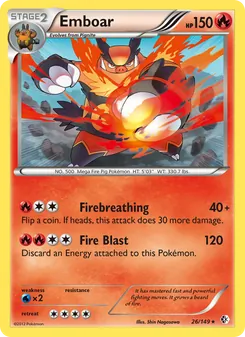 Emboar — Boundaries Crossed #26, 2012. Illustrated by Shin Nagasawa.