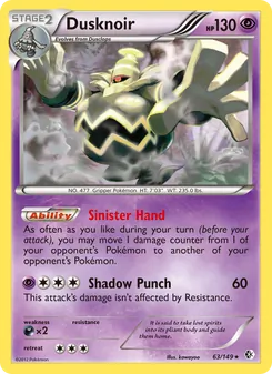 Dusknoir — Boundaries Crossed #63, 2012. Illustrated by kawayoo.