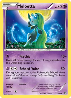 Meloetta — Boundaries Crossed #77, 2012. Illustrated by 5ban Graphics.