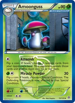 Amoonguss — Plasma Storm #13, 2013. Illustrated by 5ban Graphics.