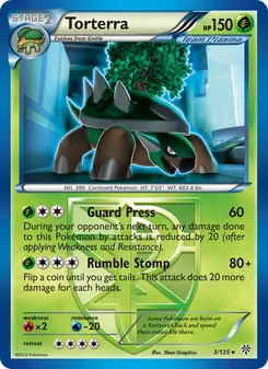 Torterra — Plasma Storm #3, 2013. Illustrated by 5ban Graphics.