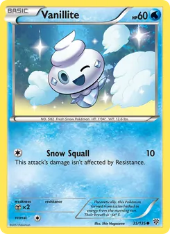 Vanillite — Plasma Storm #35, 2013. Illustrated by Shin Nagasawa.