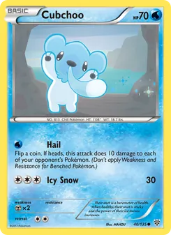 Cubchoo — Plasma Storm #40, 2013. Illustrated by MAHOU.
