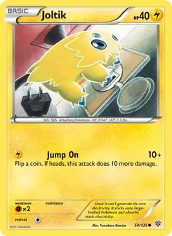 Joltik — Plasma Storm #50, 2013. Illustrated by Tomokazu Komiya.