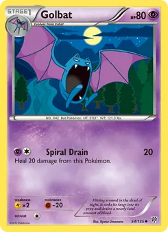 Golbat — Plasma Storm #54, 2013. Illustrated by Kyoko Umemoto.
