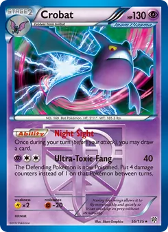 Crobat — Plasma Storm #55, 2013. Illustrated by 5ban Graphics.