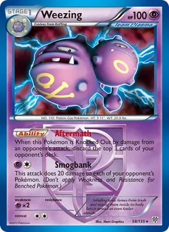 Weezing — Plasma Storm #58, 2013. Illustrated by 5ban Graphics.