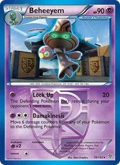 Beheeyem — Plasma Storm #70, 2013. Illustrated by 5ban Graphics.