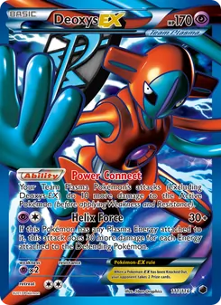 Deoxys-EX — Plasma Freeze #111, 2013. Illustrated by 5ban Graphics.