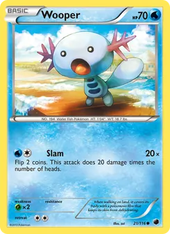Wooper — Plasma Freeze #21, 2013. Illustrated by sui.