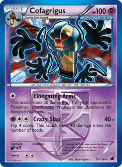 Cofagrigus — Plasma Freeze #57, 2013. Illustrated by 5ban Graphics.