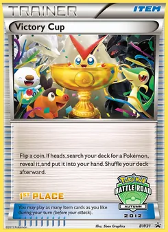 Victory Cup — BW Black Star Promos #BW31, 2011. Illustrated by 5ban Graphics.