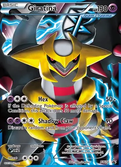 Giratina — BW Black Star Promos #BW74, 2011. Illustrated by 5ban Graphics.