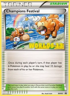 Champions Festival — BW Black Star Promos #BW95, 2011. Illustrated by Naoki Saito.