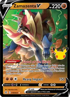 Zamazenta V — Celebrations #18, 2021. Illustrated by Mitsuhiro Arita.