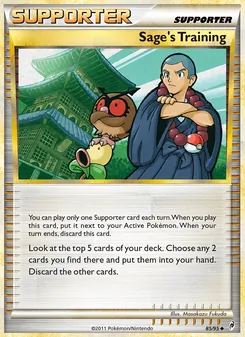 Sage's Training — Call of Legends #85, 2011. Illustrated by Masakazu Fukuda.