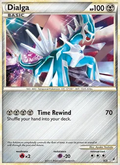 Dialga — Call of Legends #SL2, 2011. Illustrated by Ayaka Yoshida.