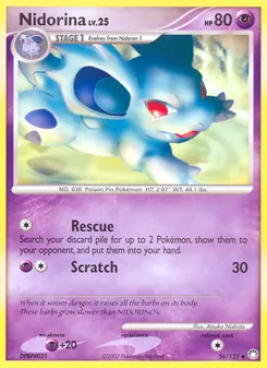 Nidorina — Mysterious Treasures #56, 2007. Illustrated by Atsuko Nishida.