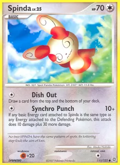 Spinda — Secret Wonders #111, 2007. Illustrated by Atsuko Nishida.