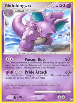 Nidoking — Secret Wonders #34, 2007. Illustrated by Kouki Saitou.