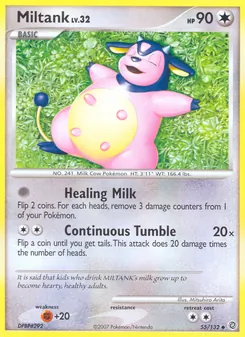 Miltank — Secret Wonders #55, 2007. Illustrated by Mitsuhiro Arita.