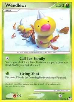 Weedle — Great Encounters #93, 2008. Illustrated by Mitsuhiro Arita.