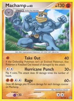 Machamp — Stormfront #20, 2008. Illustrated by Masakazu Fukuda.
