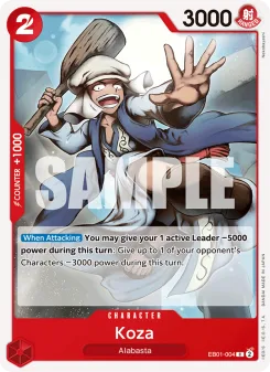 One Piece card EB01-004 artwork