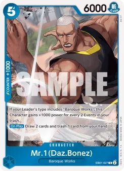 One Piece card EB01-027 artwork
