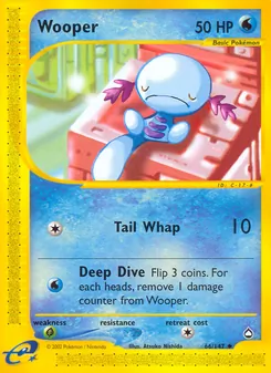 Wooper — Aquapolis #66, 2003. Illustrated by Atsuko Nishida.