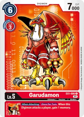 Garudamon, Digimon card EX1-006