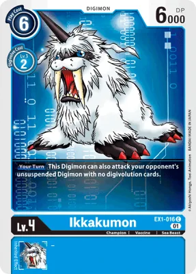 Ikkakumon, Digimon card EX1-016