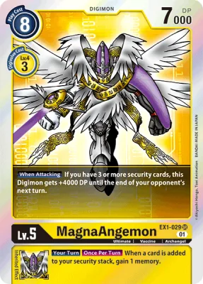 MagnaAngemon, Digimon card EX1-029