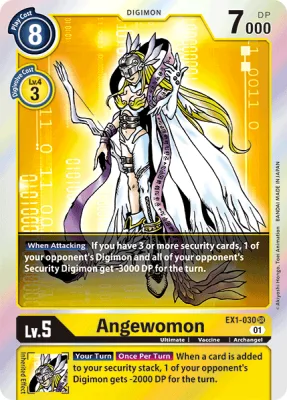 Angewomon, Digimon card EX1-030