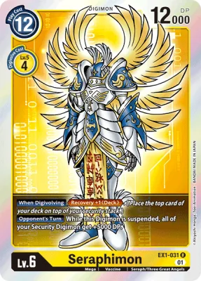 Seraphimon, Digimon card EX1-031