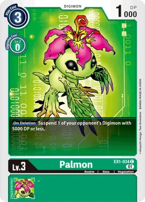 Palmon, Digimon card EX1-034