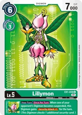Lillymon, Digimon card EX1-039