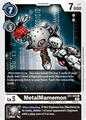 MetalMamemon, Digimon card EX1-050